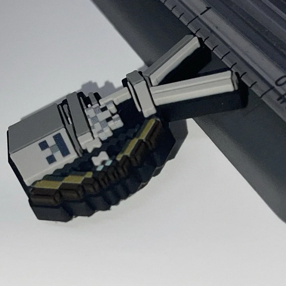New Minecraft Movie Skeleton W/Crossbow Authentic Crocs Jibbitz‎ Charm All Ages